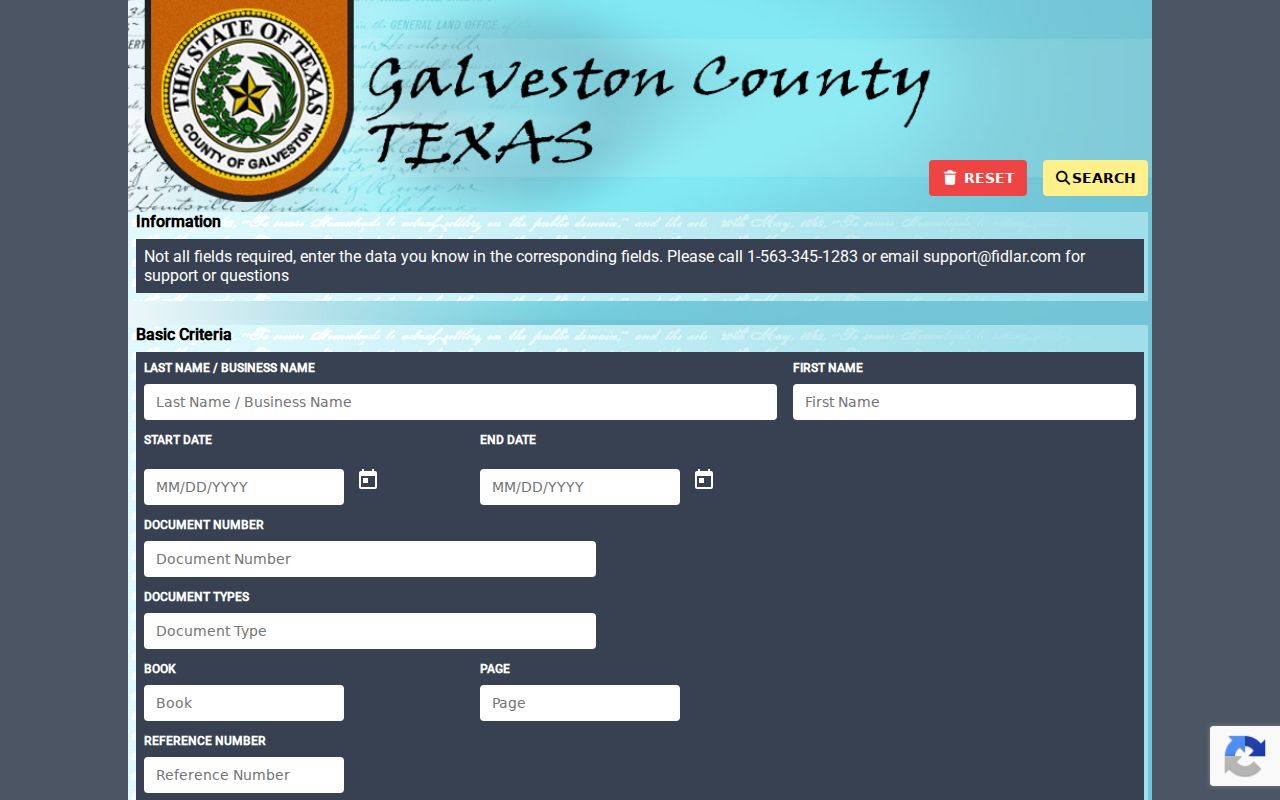 League City previous residents research through Galveston County AVA real-property records