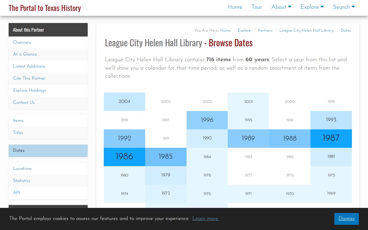 League City city directory companion collection in the Helen Hall Portal archive